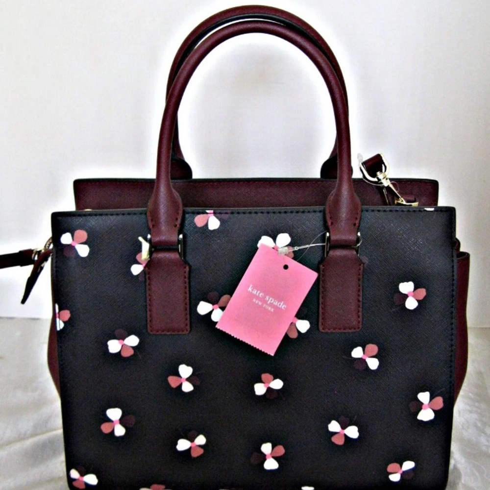 Kate Spade Bag Cameron Medium Satchel dusk buds - Picture 5 of 8